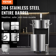 Βραστήρας VEVOR 304 από ανοξείδωτο χάλυβα, 8 GALLON Beer Brew Fermentor, Brew Bucket Fermentor for Brewing, Home Brewing Proppies with Base, Bottle Stock Pot περιλαμβάνει καπάκι, λαβή, βαλβίδα, στόμιο, θερμόμετρο