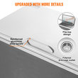 VEVOR 24&quot;x20&quot;x15&quot; Drop in Ice Chest Cooler Ice Doll από ανοξείδωτο ατσάλι με κάλυμμα