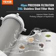 VEVOR Spin Down Filter, 40 Micron φίλτρο ιζήματος ολόκληρου σπιτιού για νερό πηγαδιών, 3/4&quot; GM + 1&quot; GM + 3/4&quot; GF, 4 T/H Υψηλός ρυθμός ροής, για συστήματα φιλτραρίσματος νερού ολόκληρου σπιτιού, Φίλτρο ιζήματος νερού πηγαδιών