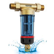 VEVOR Spin Down Filter, 40 Micron φίλτρο ιζήματος ολόκληρου σπιτιού για νερό πηγαδιών, 3/4&quot; GM + 1&quot; GM + 3/4&quot; GF, 4 T/H Υψηλός ρυθμός ροής, για συστήματα φιλτραρίσματος νερού ολόκληρου σπιτιού, Φίλτρο ιζήματος νερού πηγαδιών