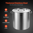 VEVOR 84QT από ανοξείδωτο ατσάλι Stockpot μαγειρικής κατσαρόλα κουζίνας με καπάκι καλαθιού