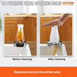 VEVOR Glass Rinser, 10 Powerful Spraying Jets 360° Περιστρεφόμενο Ξέπλυμα Κυπέλλου για Νεροχύτη, 304 Ανοξείδωτο Ατσάλινο Πλυντήριο Κυπέλλου &amp; Αντιολισθητικό μαξιλαράκι σιλικόνης για μπιμπερό, γυάλινο κύπελλο, ποτήρι κρασιού (ασημί γκρι βάση)