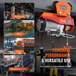 VEVOR Electric Hoist Manual Trolley, 1100 lbs/0,5 Ton Capacity for PA200 PA250 PA300 PA400 PA500, Push Beam Trolley with Dual Wheels, 2,36&quot;-4,72&quot; Ρυθμιζόμενο πλάτος καμπυλότητας φλάντζας για ευθεία