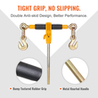 Βιβλιοδετικό αλυσίδας Ratchet VEVOR, 3/8&quot;-1/2&quot; βαρέως τύπου συνδετικά φορτίου, με γάντζους G80 12000 lbs ασφαλές όριο φορτίου, αντιολισθητική λαβή εξοικονόμησης εργασίας, συνδετικά αλυσίδας δεσίματος για ρυμουλκούμενο φορτηγών επίπεδης επιφάνειας, 4 τμχ