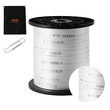 VEVOR Πολυεστερική ταινία έλξης, 1/2&quot; x 528&#039; Mule Tape Επίπεδο σχοινί, 1250 lbf εφελκυστική ικανότητα, τυπωμένη ταινία έλξης καλωδίου με πλέγμα για συσκευασία, κηπουρική, επαγγελματικά ηλεκτρικά, εργασίες αγωγών, λευκό