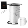 VEVOR Πολυεστερική ταινία έλξης, 5/8&quot; x 108&#039; Mule Tape Επίπεδο σχοινί, 2200 lbf εφελκυστική ικανότητα, τυπωμένη ταινία έλξης καλωδίου με πλέγμα για συσκευασία, κηπουρική, επαγγελματικά ηλεκτρικά, εργασίες αγωγών, λευκό