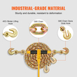 VEVOR Chain and Binder Kit 3/8&quot;-1/2&quot; Ratchet Load Binder 3/8&quot; x 10&#039; Chain 2 Pack