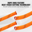 VEVOR Arborist Tree Climbing Rope Double Braid Polyester 1/2&quot; x 220&#039; 48-Strand
