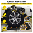 VEVOR Driveway Curb Ramp, 3 πακέτα 1 Channel Curb Bridge, 22046lbs Capacity Rubber Driveway Curb Bridge, Rise Curbside Bridge Ramp 2,6&quot; for Driveway, Loading Dock, Garage, Sideway, Car, Truck, Scooter