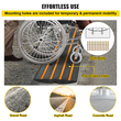 VEVOR Driveway Curb Ramp, 3 πακέτα 1 Channel Curb Bridge, 22046lbs Capacity Rubber Driveway Curb Bridge, Rise Curbside Bridge Ramp 2,6&quot; for Driveway, Loading Dock, Garage, Sideway, Car, Truck, Scooter