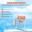 Σκάλα VEVOR Dock, Flip-Up 5 σκαλοπάτια, χωρητικότητα φόρτωσης 350 lbs, σκάλα Pontoon σκάφους από κράμα αλουμινίου με πλατύ σκαλοπάτι 2&#039;&#039; &amp; αντιολισθητικό ελαστικό χαλάκι, εύκολη εγκατάσταση για επιβίβαση σε πλοίο/λίμνη/πισίνα/θαλάσσιο