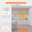 VEVOR λωρίδα κουρτίνα PVC Κουρτίνα πόρτας 42&quot; x 84&quot; Cooler Freezer Clear Plastic