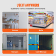 VEVOR λωρίδα κουρτίνα PVC Κουρτίνα πόρτας 42&quot; x 84&quot; Cooler Freezer Clear Plastic