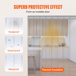 VEVOR λωρίδα κουρτίνα PVC Κουρτίνα πόρτας 48&quot; x 84&quot; Cooler Freezer Clear Plastic