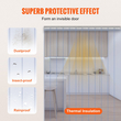 VEVOR strip κουρτίνα PVC Κουρτίνα πόρτας 72&quot; x 96&quot; Cooler Freezer Clear Plastic