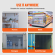 VEVOR strip κουρτίνα PVC Κουρτίνα πόρτας 72&quot; x 96&quot; Cooler Freezer Clear Plastic