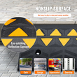 VEVOR Rubber Curb Ramp 4,25&quot; Rise Height Sidewalk Curb Ramp, 11,8&quot; Width 19,7&quot; Length Ramp for Curb, 15T Heavy Duty Rubber Ramp για περονοφόρα, φορτηγά, λεωφορεία, αυτοκίνητα, αναπηρικά καροτσάκια, ποδήλατα