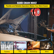 VEVOR Chain Hoist Chain Block 1 Ton Χωρητικότητα 7 πόδια Ανύψωση Χάλυβας Κατασκευή κόκκινο