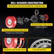 VEVOR Chain Hoist Chain Block 1 Ton Χωρητικότητα 7 πόδια Ανύψωση Χάλυβας Κατασκευή κόκκινο