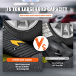 VEVOR Rubber Threshold Ramp Ramp Door Ramp 4&quot; Rise 15tons Load Rubber Curb Ramp