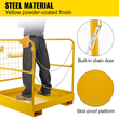 VEVOR 36Inch X 36Inch Forklift Work Platform Forklift Safety Cage 1102Lbs/500Kg Χωρητικότητα Σταθερότητα Εναέριο φράχτη Ασφαλής Αντισκουριά Αντιολισθητικός εσωτερικός χώρος εξωτερικού χώρου