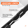 VEVOR 4 τεμ. Flat Bungee Cord Set 20 mm Heavy Duty Bungee Straps with S-Hook 40