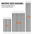 VEVOR 20 Pcs Flat Bungee Cord Set 20 mm Heavy Duty Bungee λουράκια με S-Hook