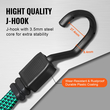 VEVOR 32 Pcs Flat Bungee Cord Set 17 mm Heavy Duty Bungee Ιμάντες με J-Hokks
