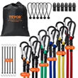 VEVOR 30 τμχ Σετ κορδόνια bungee 8mm Ιμάντες βαρέως τύπου με ατσάλινα καραμπίνερ