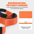 VEVOR Heavy Duty Tow Strap Recovery Kit 3&quot; x 20 ft (MBS-36.000 lbs) Ιμάντας βαρούλκου Tree Saver, Τριπλός ενισχυμένος βρόχος &amp; προστατευτικά μανίκια &amp; τσάντα αποθήκευσης, δεσμίδες D-Ring 3/4&quot;, για Truck Jeep SUV ATV