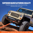 VEVOR Heavy Duty Tow Strap Recovery Kit 3&quot; x 20 ft (MBS-36.000 lbs) Ιμάντας βαρούλκου Tree Saver, Τριπλός ενισχυμένος βρόχος &amp; προστατευτικά μανίκια &amp; τσάντα αποθήκευσης, δεσμίδες D-Ring 3/4&quot;, για Truck Jeep SUV ATV
