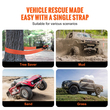 VEVOR Heavy Duty Tow Strap Recovery Kit 3&quot; x 20 ft (MBS-36.000 lbs) Ιμάντας βαρούλκου Tree Saver, Τριπλός ενισχυμένος βρόχος &amp; προστατευτικά μανίκια &amp; τσάντα αποθήκευσης, δεσμίδες D-Ring 3/4&quot;, για Truck Jeep SUV ATV