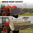 VEVOR Universal Skid Steer Plate Mount Plate 3/16&quot; Hick Skid Steer Plate Attachment 3000LBS Weight Capacity Easy to συγκόλληση ή μπουλόνι σε διαφορετικά εξαρτήματα (κανονικό)