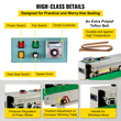 VEVOR FR-900 Auto Horizontal Continuous Plastic Band Sealing Machine Sealer 0-12M/min Ρυθμιζόμενη ταχύτητα σφράγισης Εμπορικές σφραγίδες