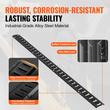 VEVOR E Track Tie-Down Rail Kit, 18PCS 5&#039; E-Tracks Set Περιλαμβάνει 4 χαλύβδινες ράγες &amp; 8 άγκυρες O-Ring &amp; 4 Tie-Off με D-Ring &amp; 2 ιμάντες καστάνιας, Αξεσουάρ ασφάλισης για μοτοσικλέτες Cargo, 2000 lbs