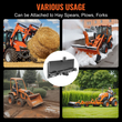 VEVOR Universal 3-point Skid Steer Plate 3/8&quot; Skid Steer Attachment Plate