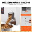 VEVOR Powder Filling Machine, 0,002-0,44lbs/1-200g, Automatic Intelligent Particle Weighting Filling Machine, Bottle Bag Powder Filler Particle Dispenser for Tea Seeds Grains Powder Flour Beans Glitter