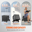 VEVOR Stair Climbing Cart 53L Αναδιπλούμενο καλάθι αγορών με καπάκι &amp; ρυθμιζόμενη λαβή