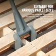 VEVOR Pallet Buster, λαβή 50 ιντσών, χωρητικότητα βάρους 2000 lbs, ανθρακούχο χάλυβα Q235, βαρέως τύπου Deck Wrecker Demolition Wood Pallet Tool Breaker Pry Bar Puller για αποτελεσματική και εύκολη αφαίρεση σανίδων