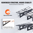 Ράφια αποθήκευσης VEVOR Garage, 2 Pack, 6 x 2 ft Ράφια γκαράζ βαρέως τύπου Επιτοίχια, χωρητικότητα 1000 lbs (Συνολική) Πλωτά ράφια αποθήκευσης γκαράζ, Κατάλληλα για κατάστημα, υπόστεγο, αποθήκευση γκαράζ