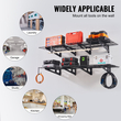 Ράφια αποθήκευσης VEVOR Garage, 2 Pack, 6 x 2 ft Ράφια γκαράζ βαρέως τύπου Επιτοίχια, χωρητικότητα 1000 lbs (Συνολική) Πλωτά ράφια αποθήκευσης γκαράζ, Κατάλληλα για κατάστημα, υπόστεγο, αποθήκευση γκαράζ