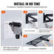 Ράφια αποθήκευσης VEVOR Garage, 2 Pack, 4 x 2 ft Ράφια γκαράζ βαρέως τύπου Επιτοίχια, χωρητικότητα φόρτωσης 502 λίβρες (Συνολική) Πλωτά ράφια αποθήκευσης γκαράζ, Κατάλληλα για κατάστημα, υπόστεγο, αποθήκευση γκαράζ