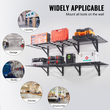 Ράφια αποθήκευσης VEVOR Garage, 2 Pack, 6 x 2 ft Ράφια γκαράζ βαρέως τύπου Επιτοίχια, χωρητικότητα φόρτωσης 1600 lbs (Συνολική) Πλωτά ράφια αποθήκευσης γκαράζ, Κατάλληλα για κατάστημα, υπόστεγο, αποθήκευση γκαράζ