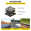 Ύφασμα γεωύφασμα VEVOR, 12,5 x 30 πόδια 3,5 oz, υφαντό PP Driveway Drain ύφασμα με αντοχή σε εφελκυσμό 600 lbs, βαρέως τύπου υπόστρωμα για σταθεροποίηση εδάφους, εξωραϊσμό, φράγμα ζιζανίων, 12,5FT30FT-3,5OZ,