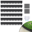 VEVOR Steel Landscape Borders, 6-pack Steel Garden Edge Borders, 40&quot; L x 6&quot; H strips, Hammer-in Horging Border with 8 Clips, Endable Metal Landscape Borders for Yard, Garden, Laws