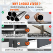 VEVOR Carport, 10x20ft Heavy Duty Car Canopy, Φορητό γκαράζ με αναδιπλούμενα αεριζόμενα παράθυρα &amp; αφαιρούμενα πλευρικά τοιχώματα, ανθεκτικό στην υπεριώδη ακτινοβολία αδιάβροχο μουσαμά για SUV, F150, Αυτοκίνητο, Φορτηγό, Σκάφος