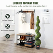 VEVOR 2 Pack 5&#039; Artificial Boxwood Topiary Tree Faux Plant UV Decor In/Outdoor