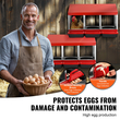 VEVOR Μεταλλικό κουτί Chicken Nest Box 3 τμημάτων με κεκλιμένα κουτιά ένθεσης