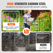 VEVOR Garden Fence, No Dig Fence 17&#039;&#039;(H)x13&#039;&#039;(L) Animal Barrier Fence, Υπόγεια Διακοσμητική Περίφραξη Κήπου με διάκενο 1,5 ιντσών, Μεταλλικός φράχτης σκύλου για την αυλή και την εξωτερική βεράντα, 10 πακέτο