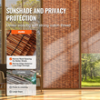 VEVOR Reed Fence Backyard Landscaping Privacy Blind Fence Screen 16,4&#039; x 4&#039;